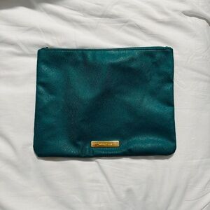 Ulta Tartan & Twine Emerald Green Makeup Cosmetic Pouch